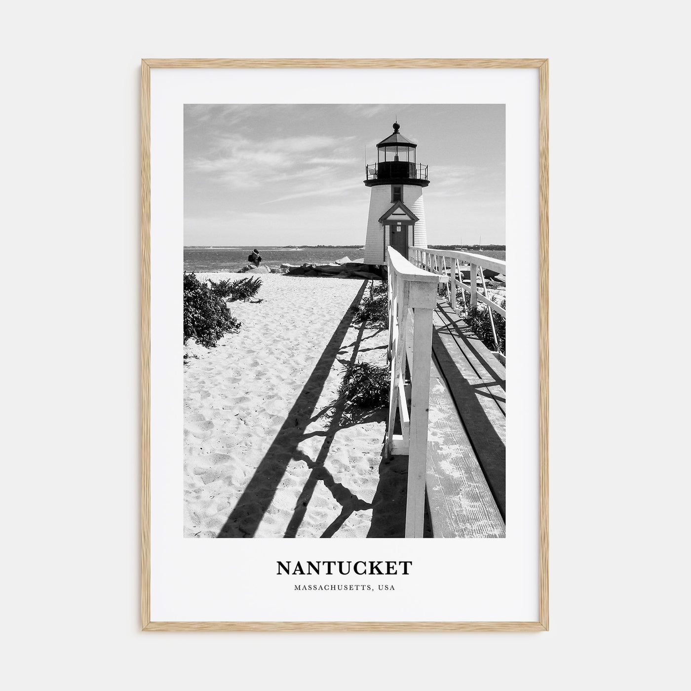 Nantucket Portrait B&W Poster