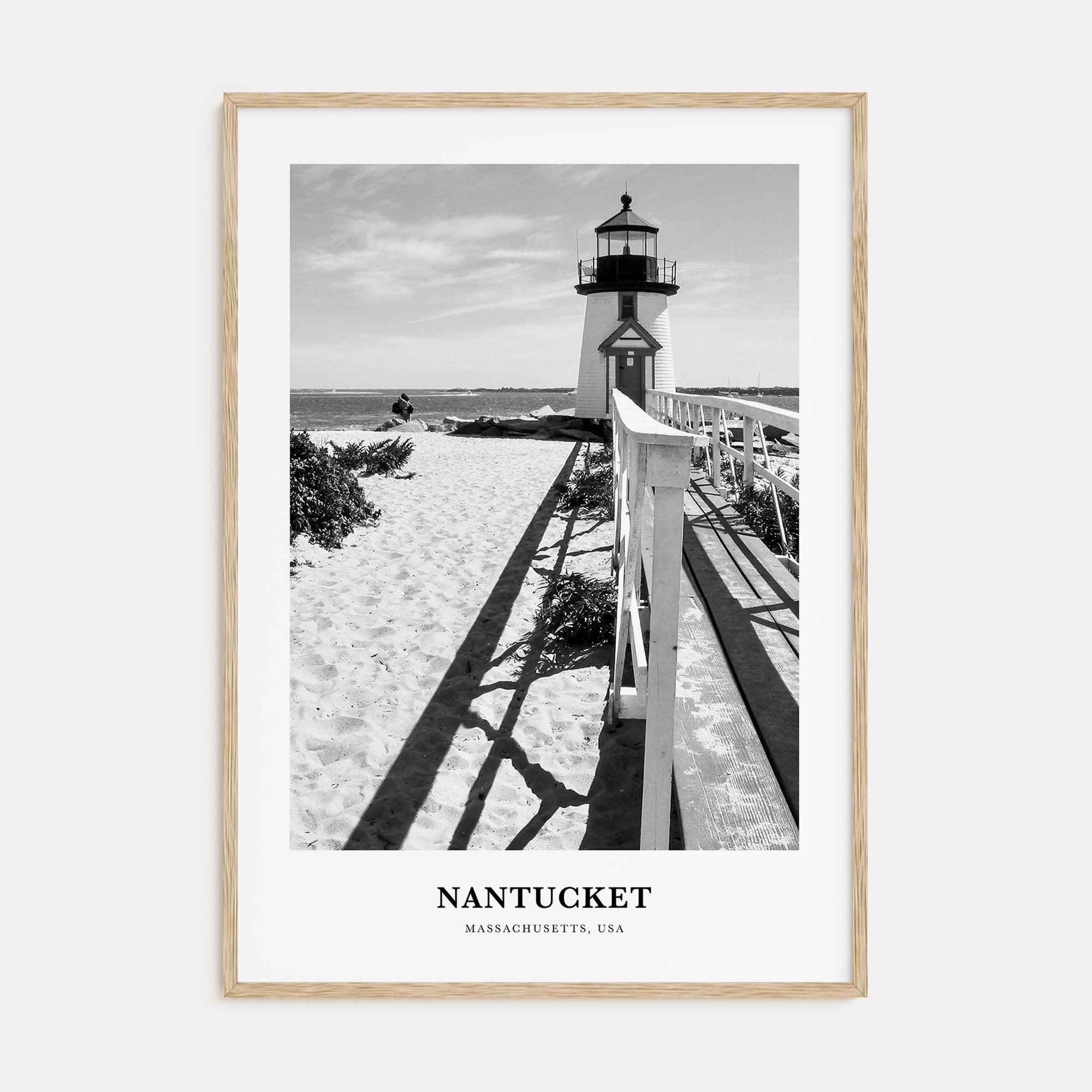 Nantucket Portrait B&W Poster