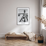 Nantucket Portrait B&W Poster