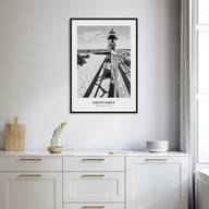 Nantucket Portrait B&W Poster