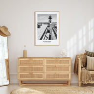 Nantucket Portrait B&W Poster