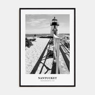 Nantucket Portrait B&W Poster