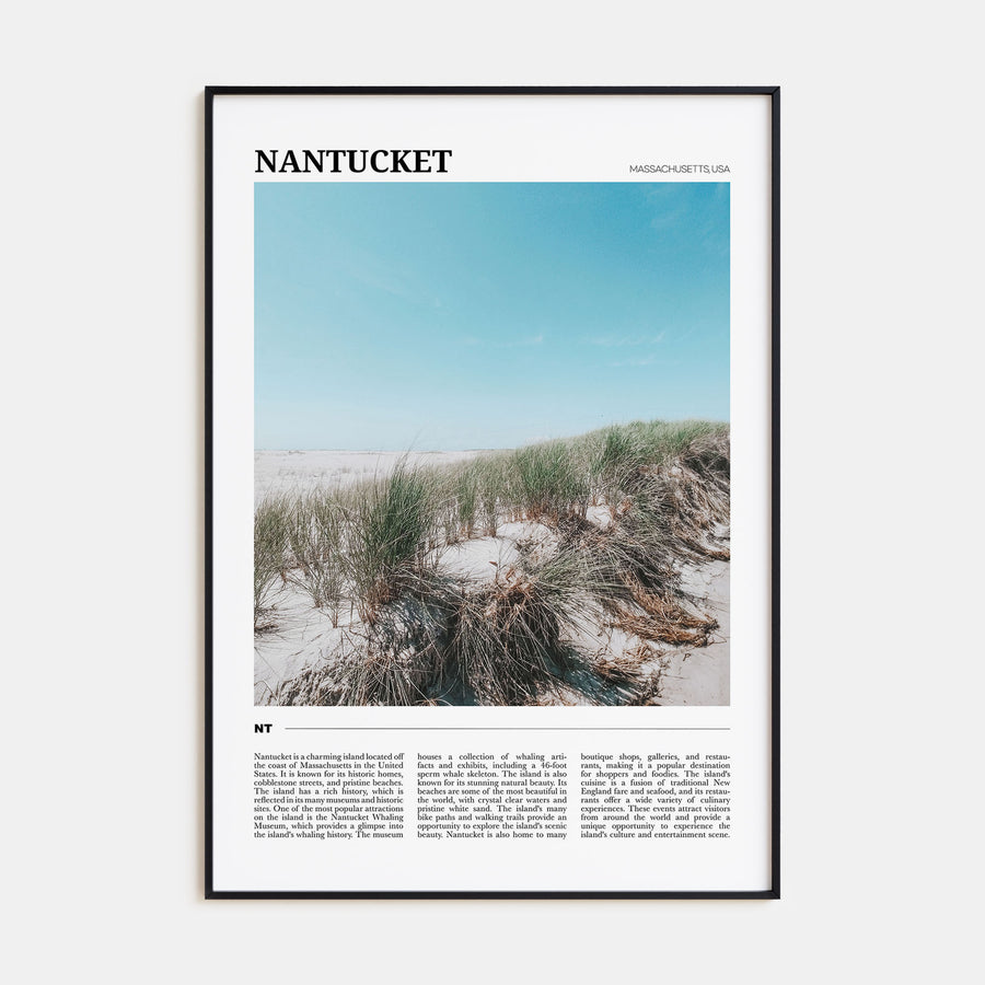 Nantucket Travel Color Poster