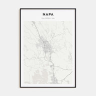 Napa Map Portrait Poster