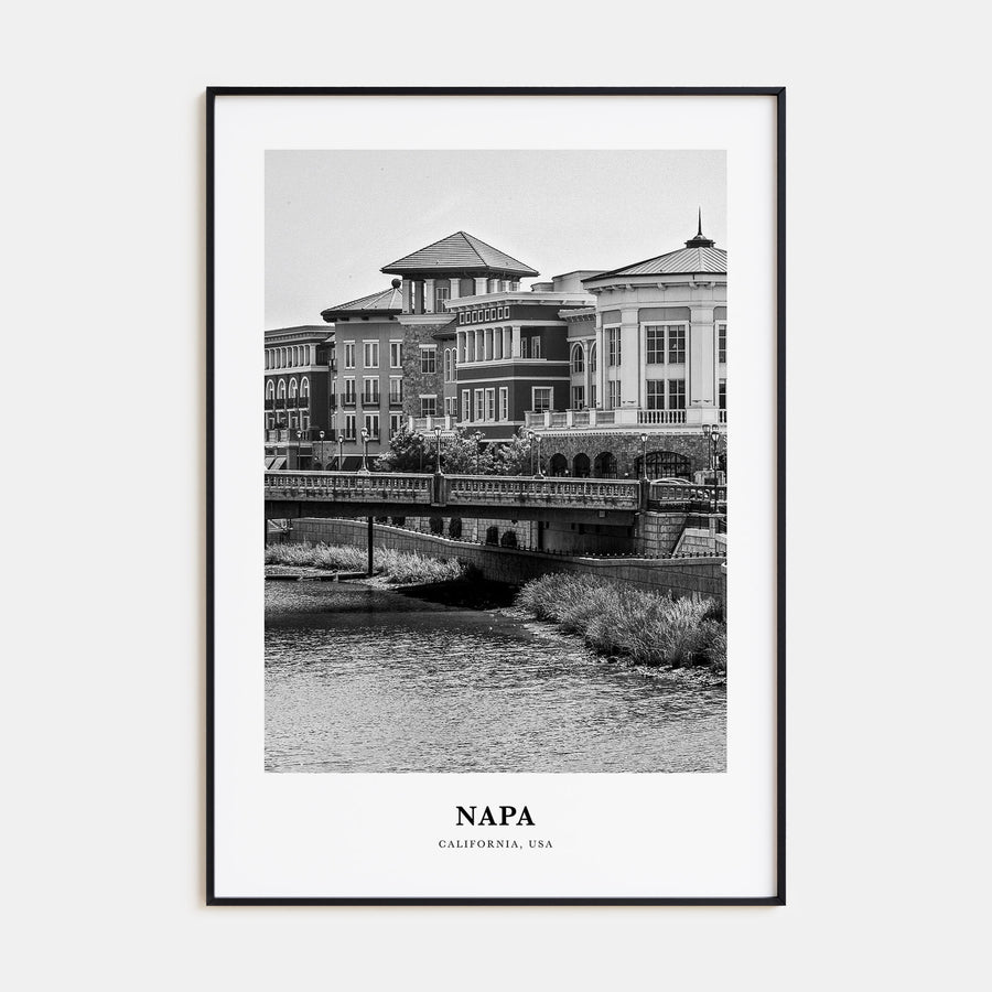 Napa Portrait B&W Poster