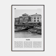 Napa Travel B&W Poster