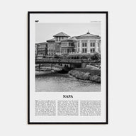 Napa Travel B&W Poster