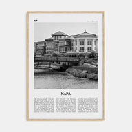 Napa Travel B&W Poster