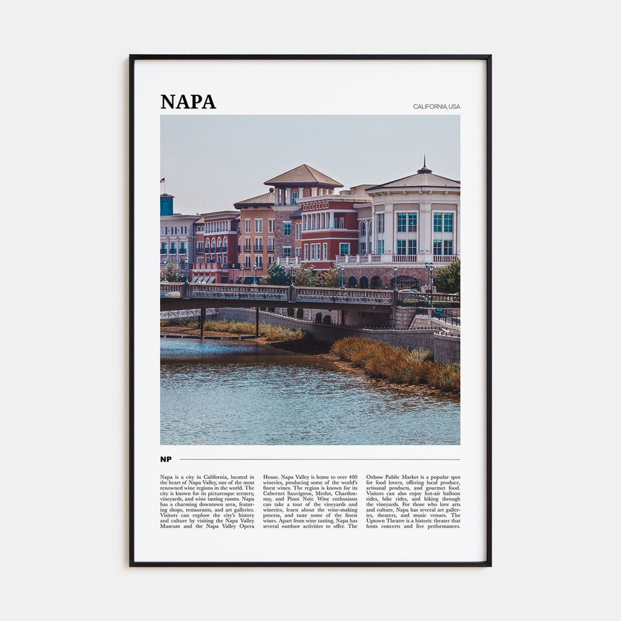 Napa Travel Color Poster