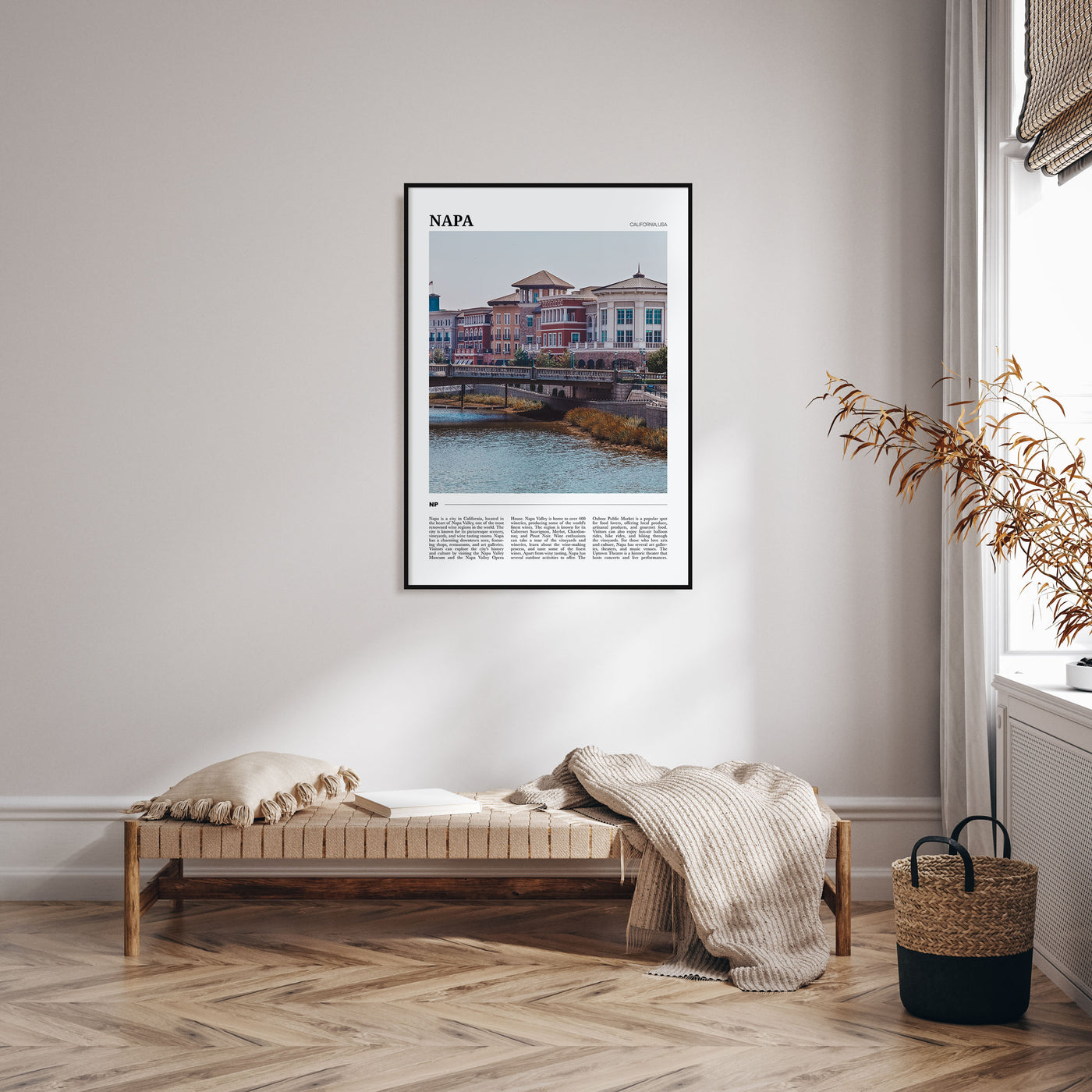 Napa Travel Color Poster