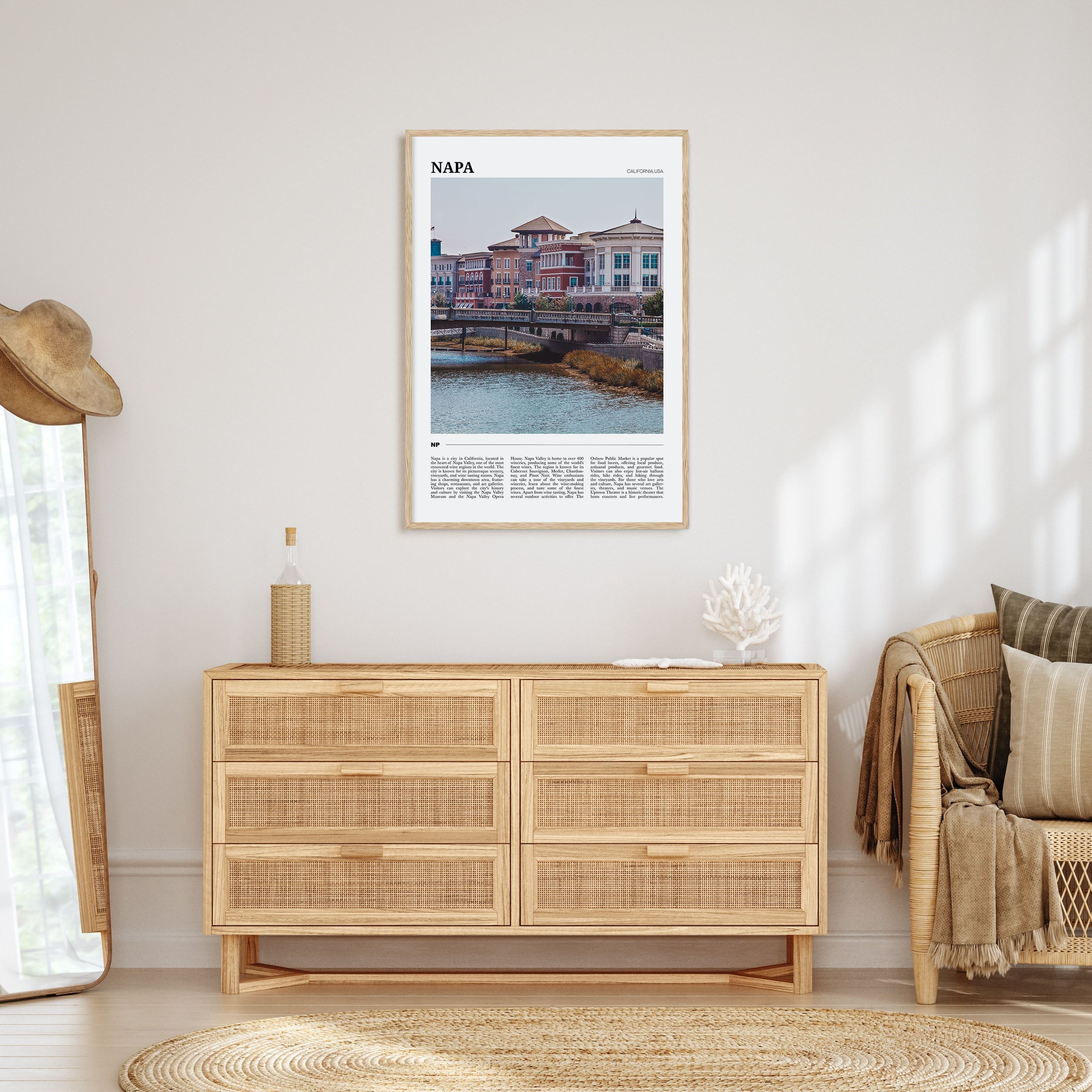 Napa Travel Color Poster