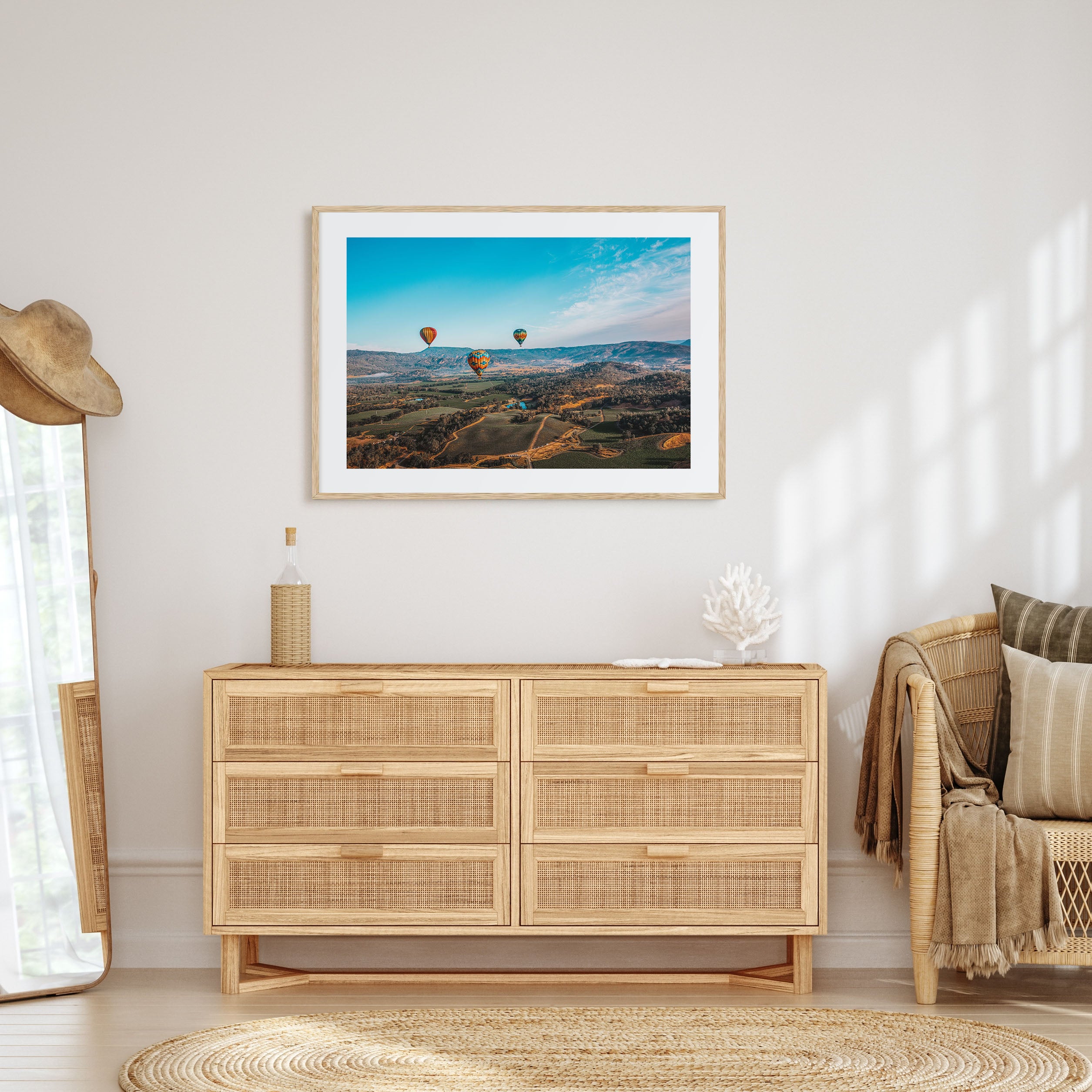 Napa Valley Landscape Color Poster