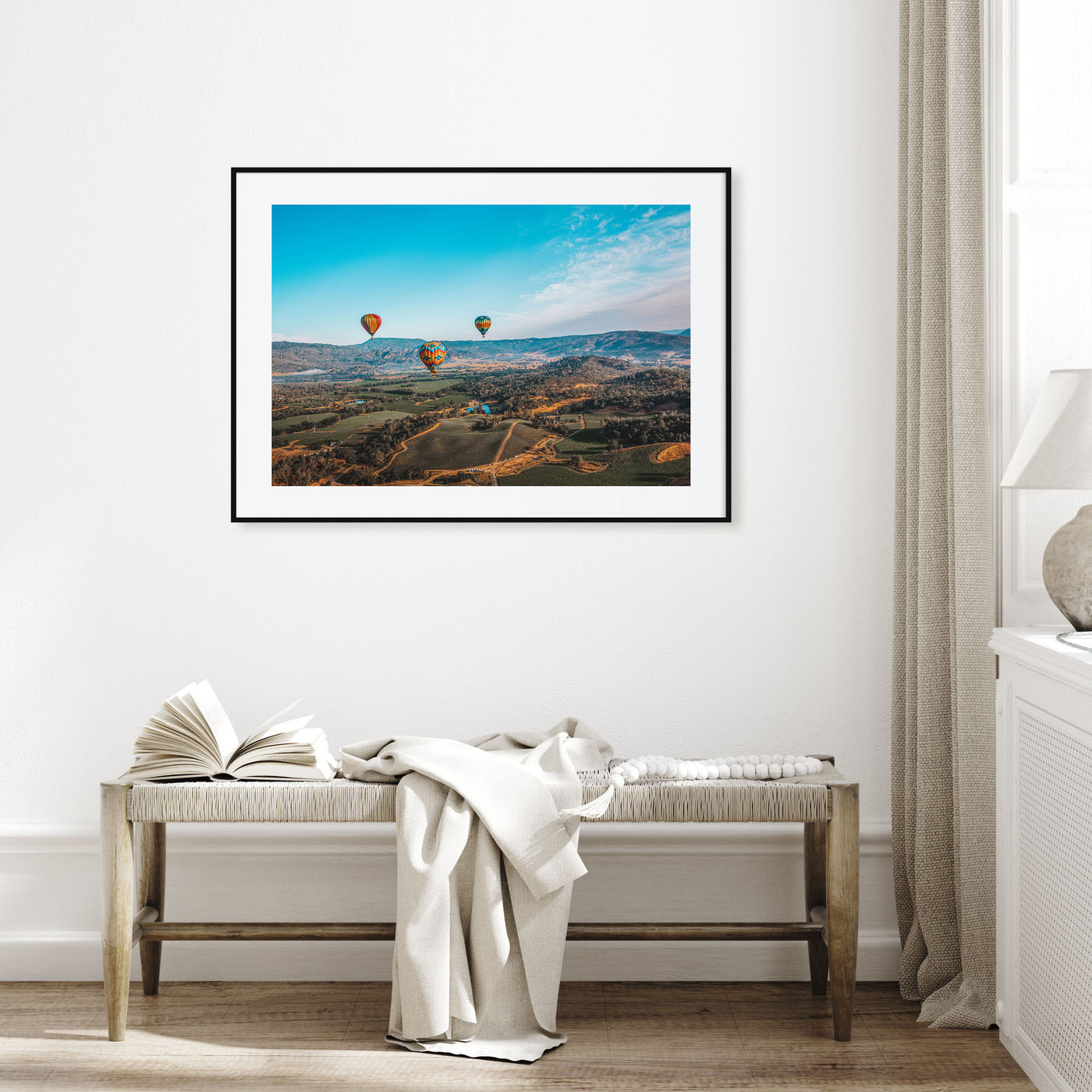 Napa Valley Landscape Color Poster
