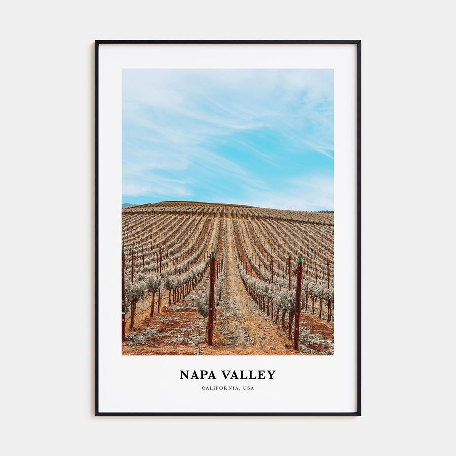 Napa Valley Portrait Color Poster