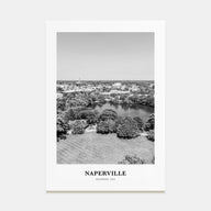Naperville Portrait B&W Poster