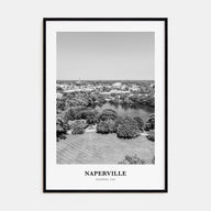 Naperville Portrait B&W Poster