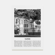 Napier Travel B&W Poster