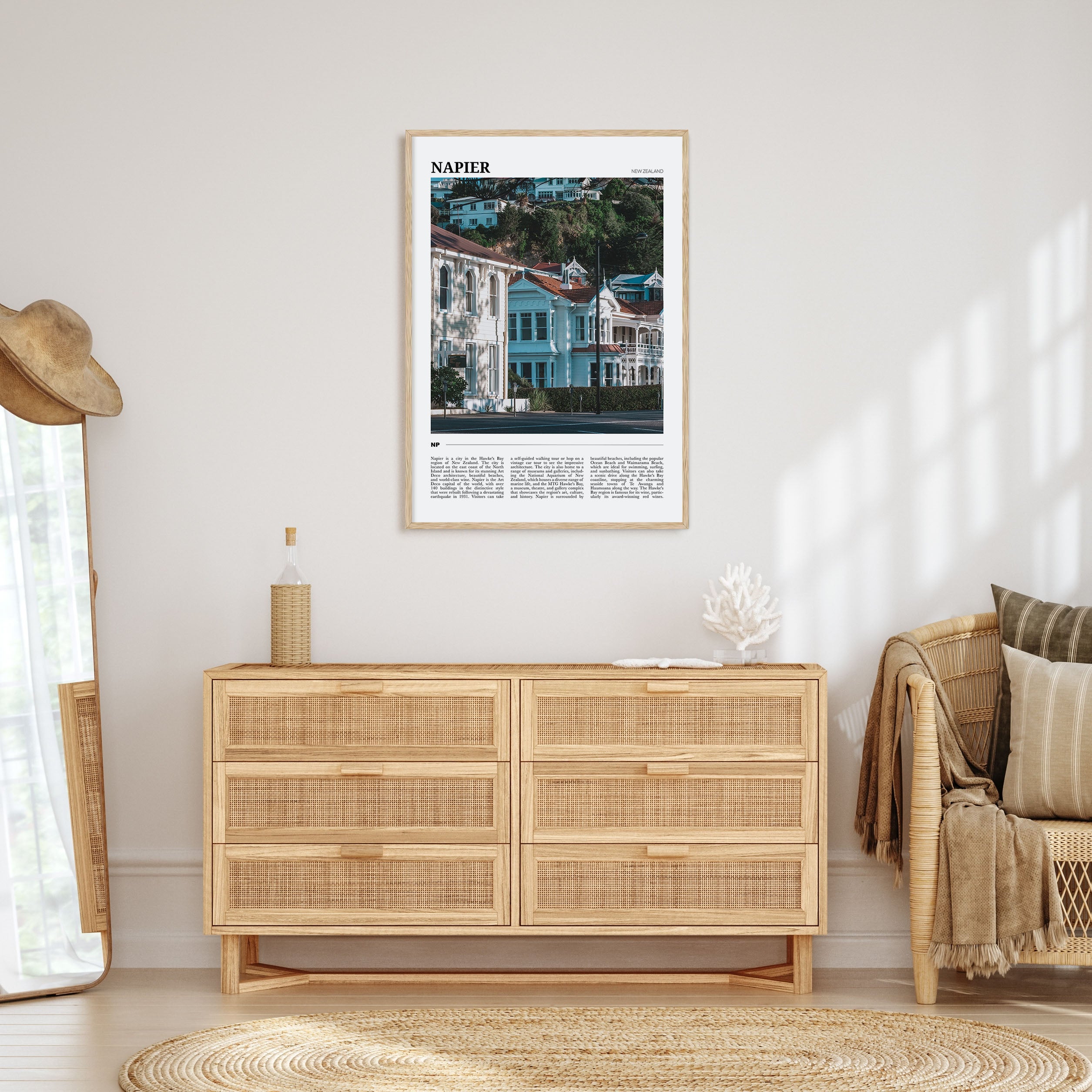 Napier Travel Color Poster