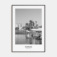 Naples, Florida Portrait B&W Poster
