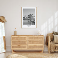 Naples, Florida Portrait B&W Poster