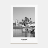 Naples, Florida Portrait B&W Poster