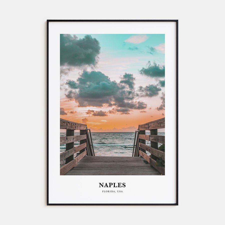 Naples, Florida Portrait Color No 1 Poster
