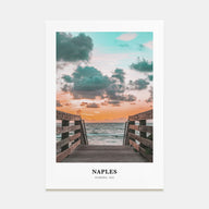 Naples, Florida Portrait Color No 1 Poster
