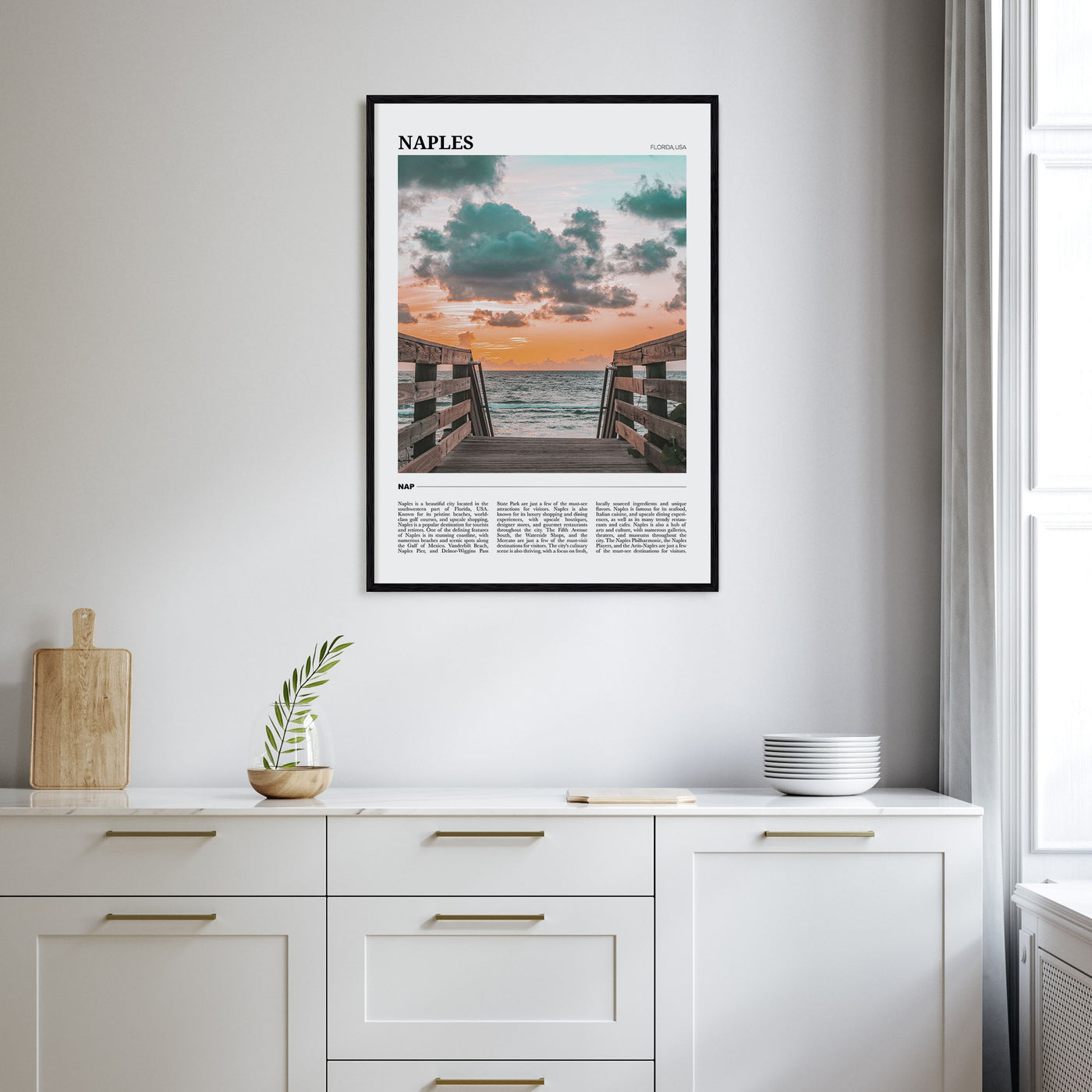 Naples, Florida Travel Color No 1 Poster
