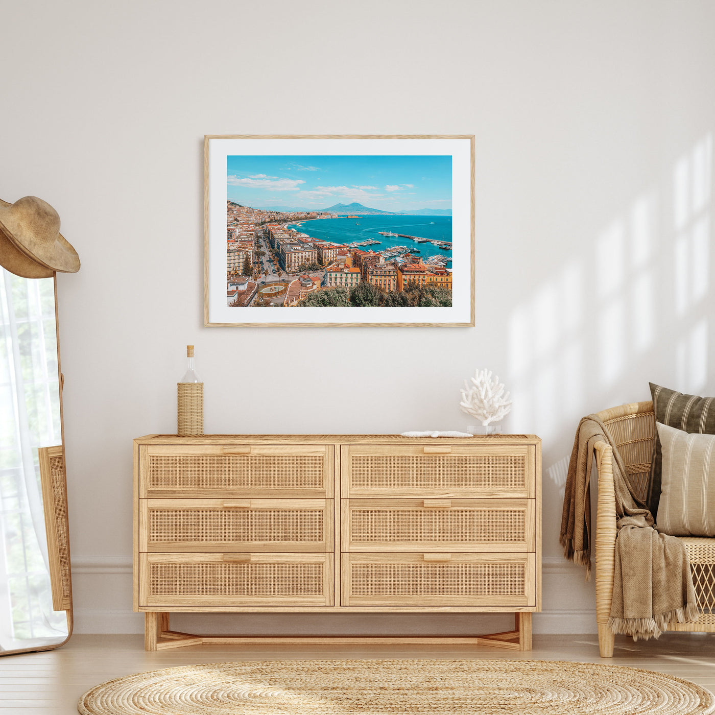 Naples, Italy Landscape Color Poster