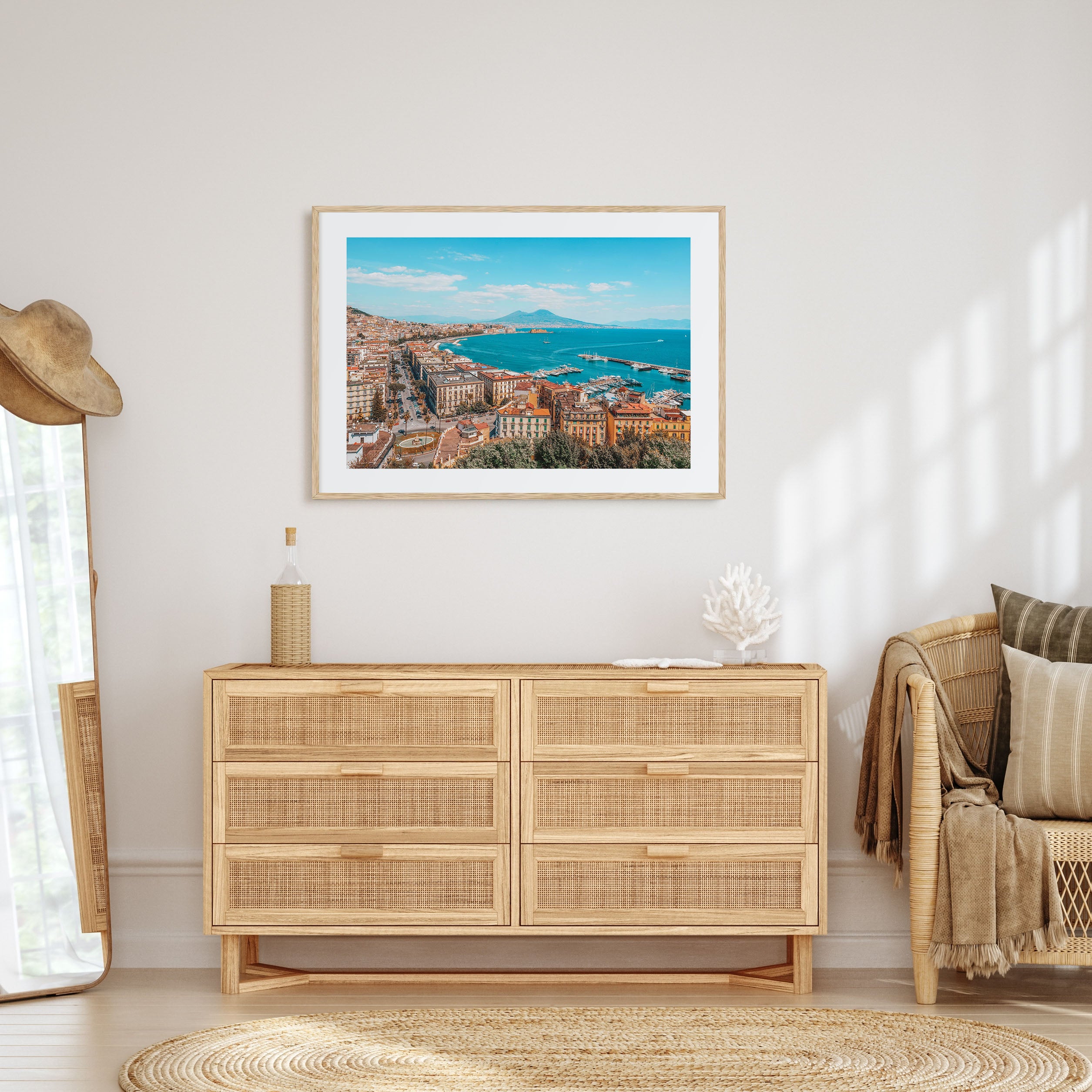 Naples, Italy Landscape Color Poster