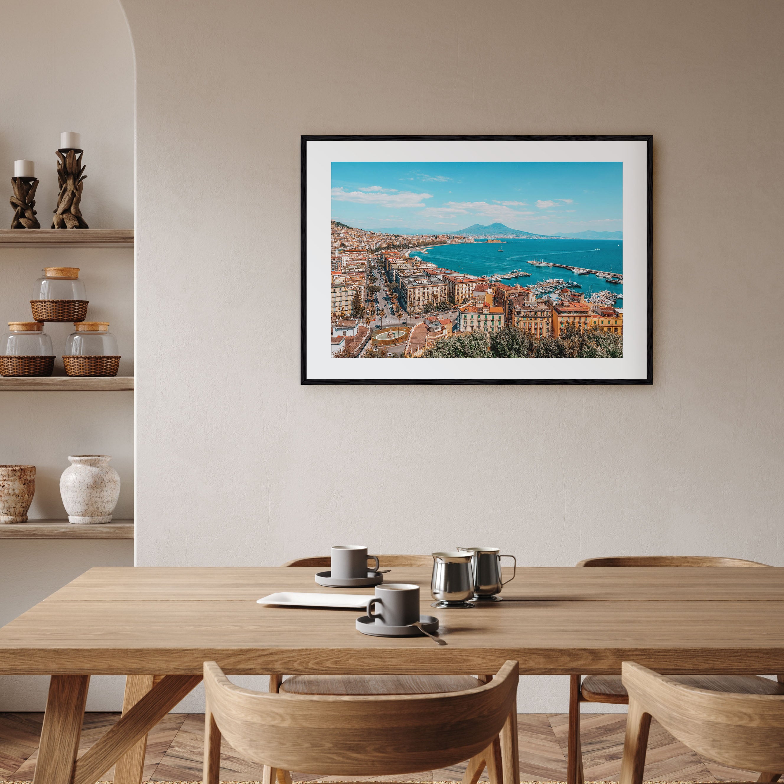 Naples, Italy Landscape Color Poster