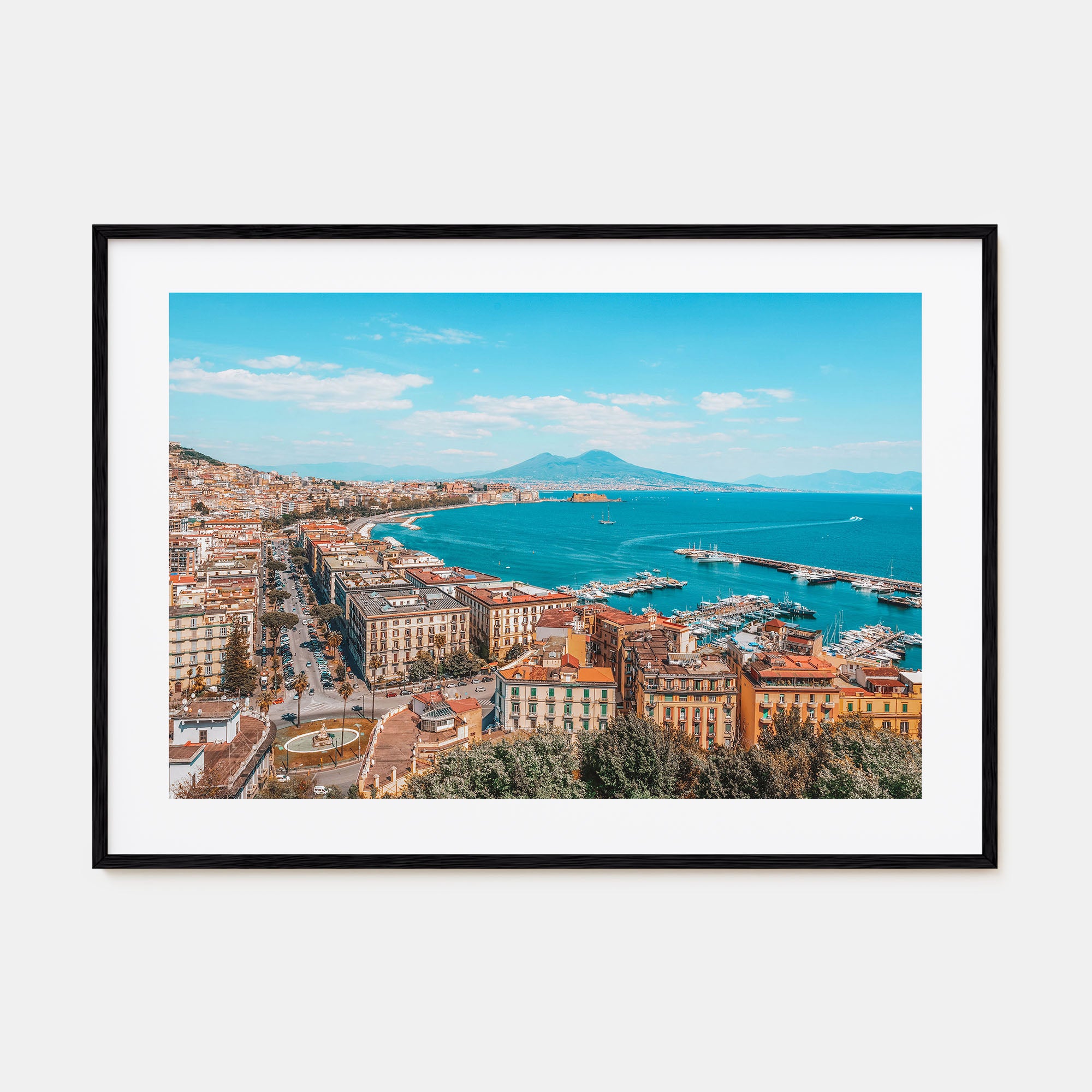 Naples, Italy Landscape Color Poster