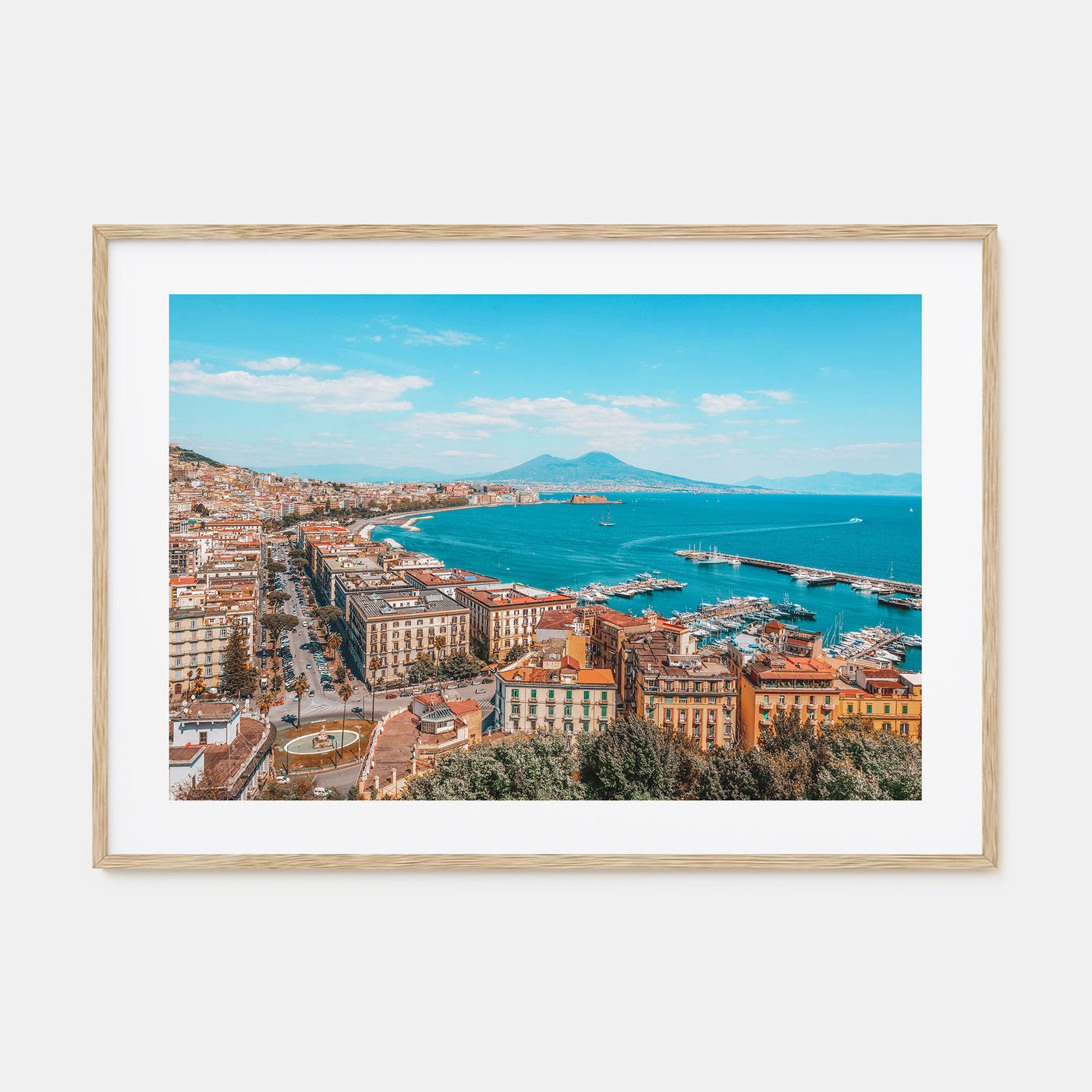 Naples, Italy Landscape Color Poster