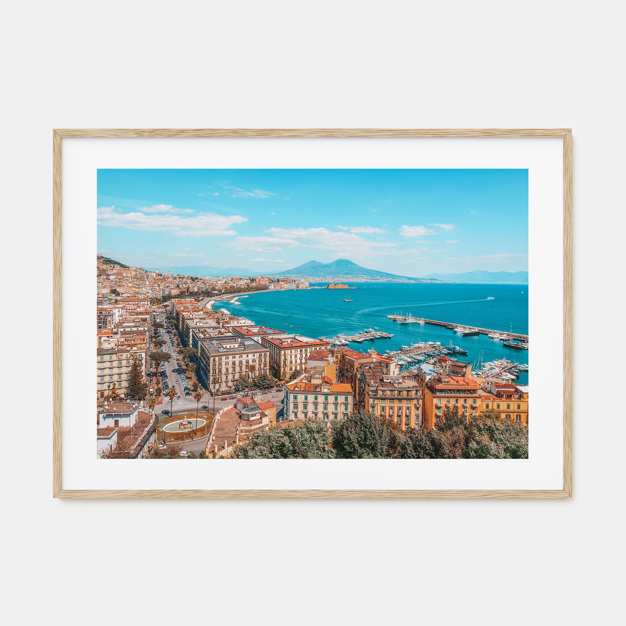 Naples, Italy Landscape Color Poster