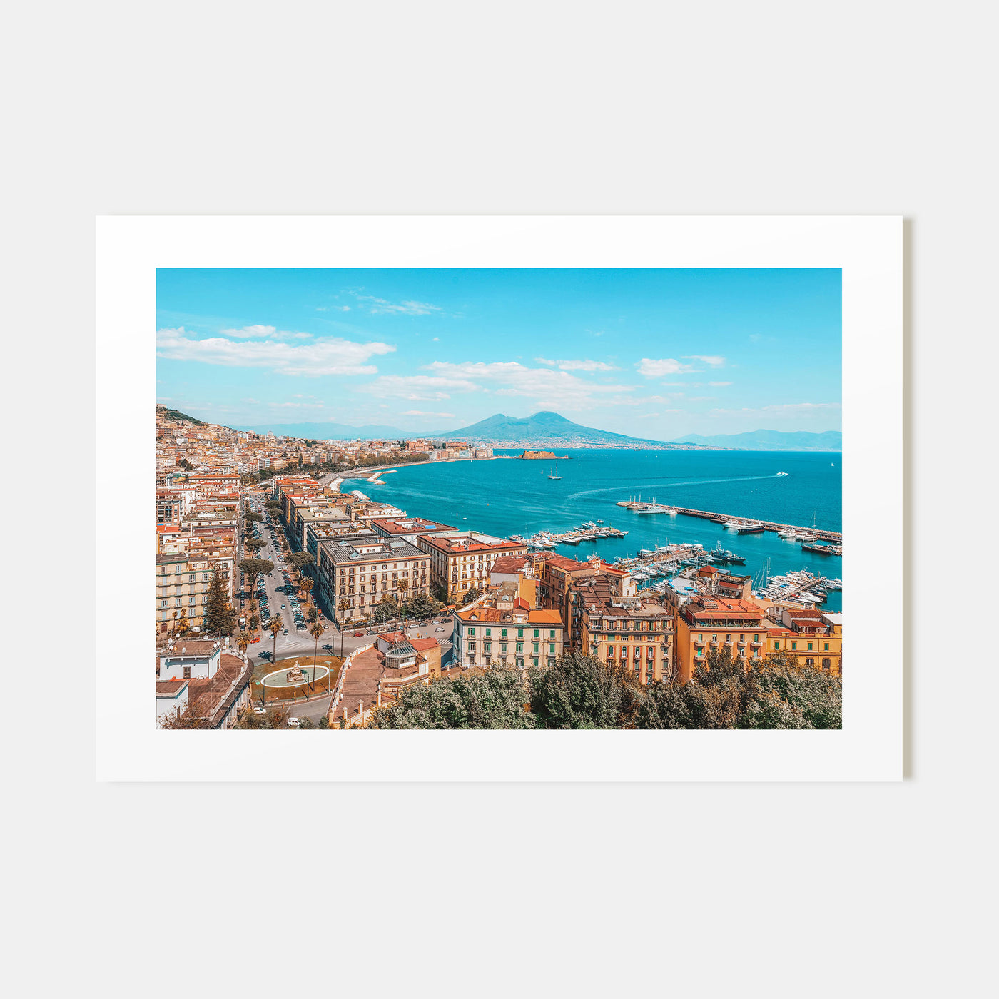 Naples, Italy Landscape Color Poster