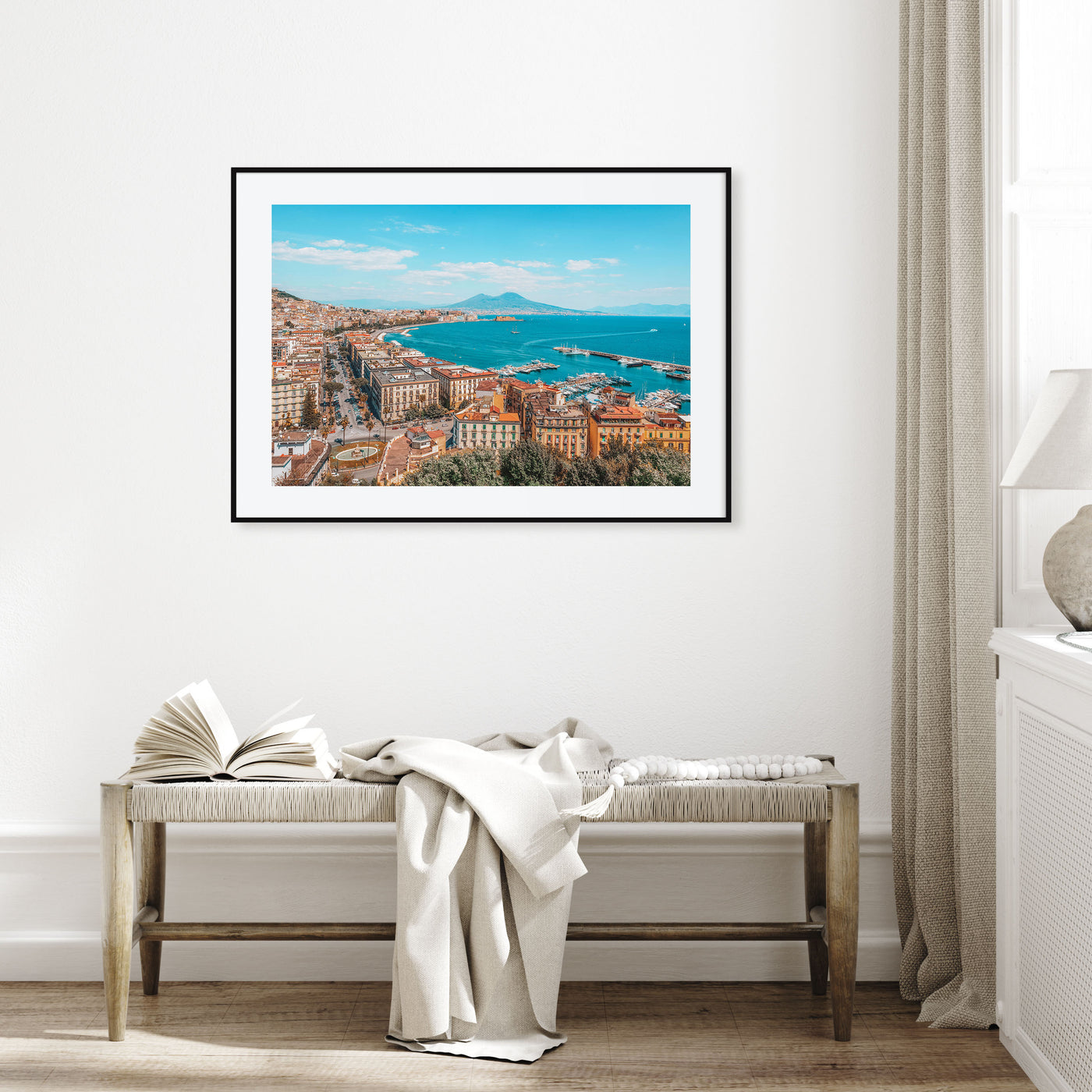 Naples, Italy Landscape Color Poster