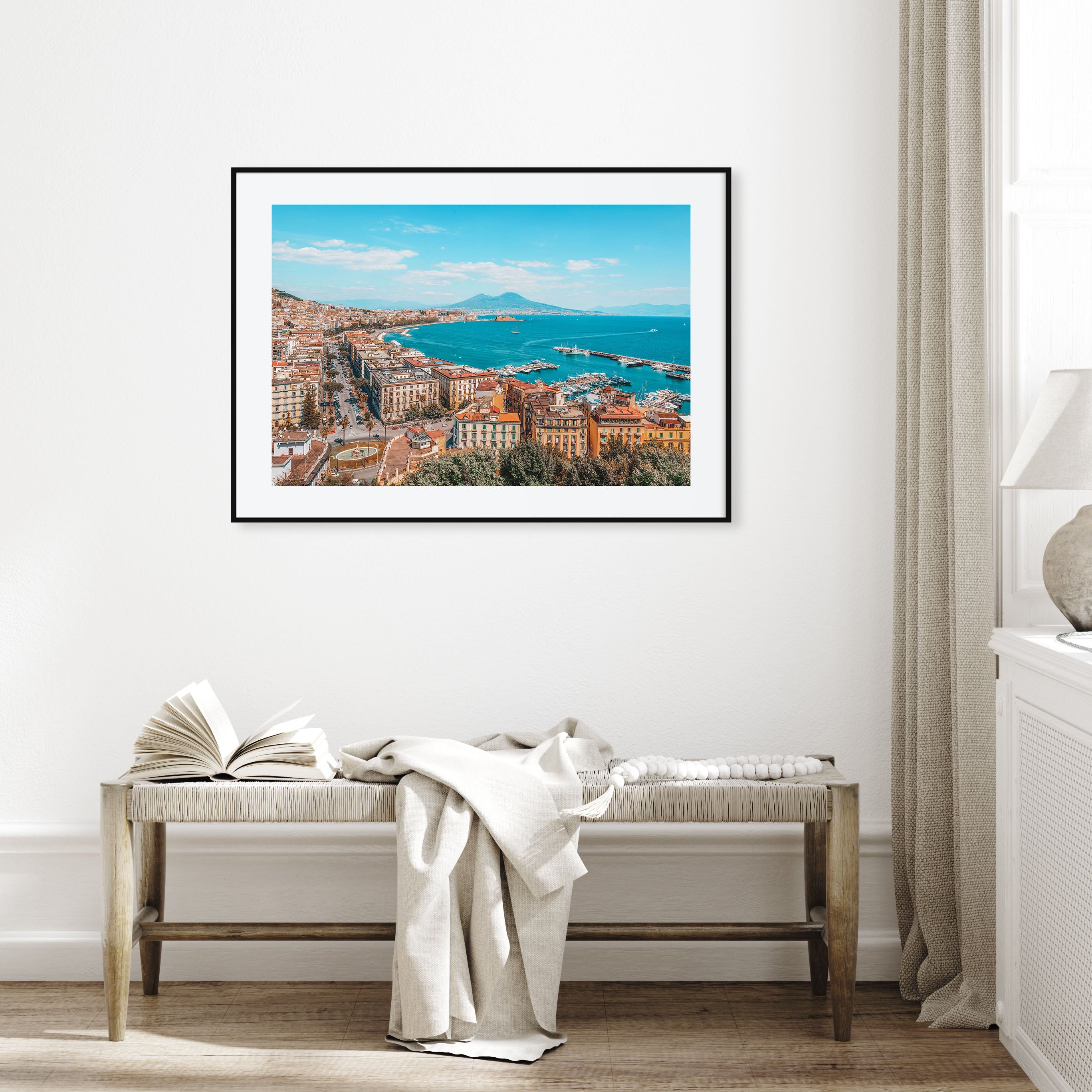 Naples, Italy Landscape Color Poster