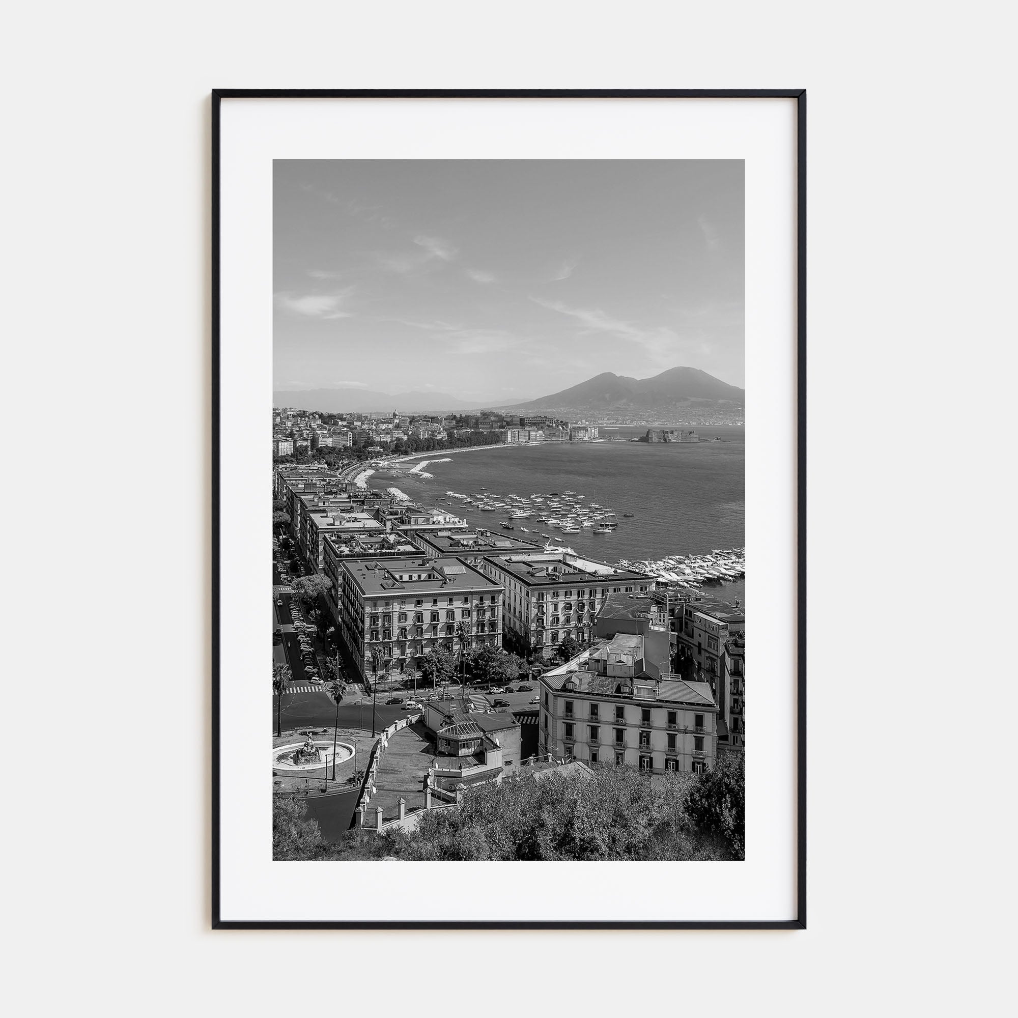 Naples, Italy Photo B&W No 1 Poster