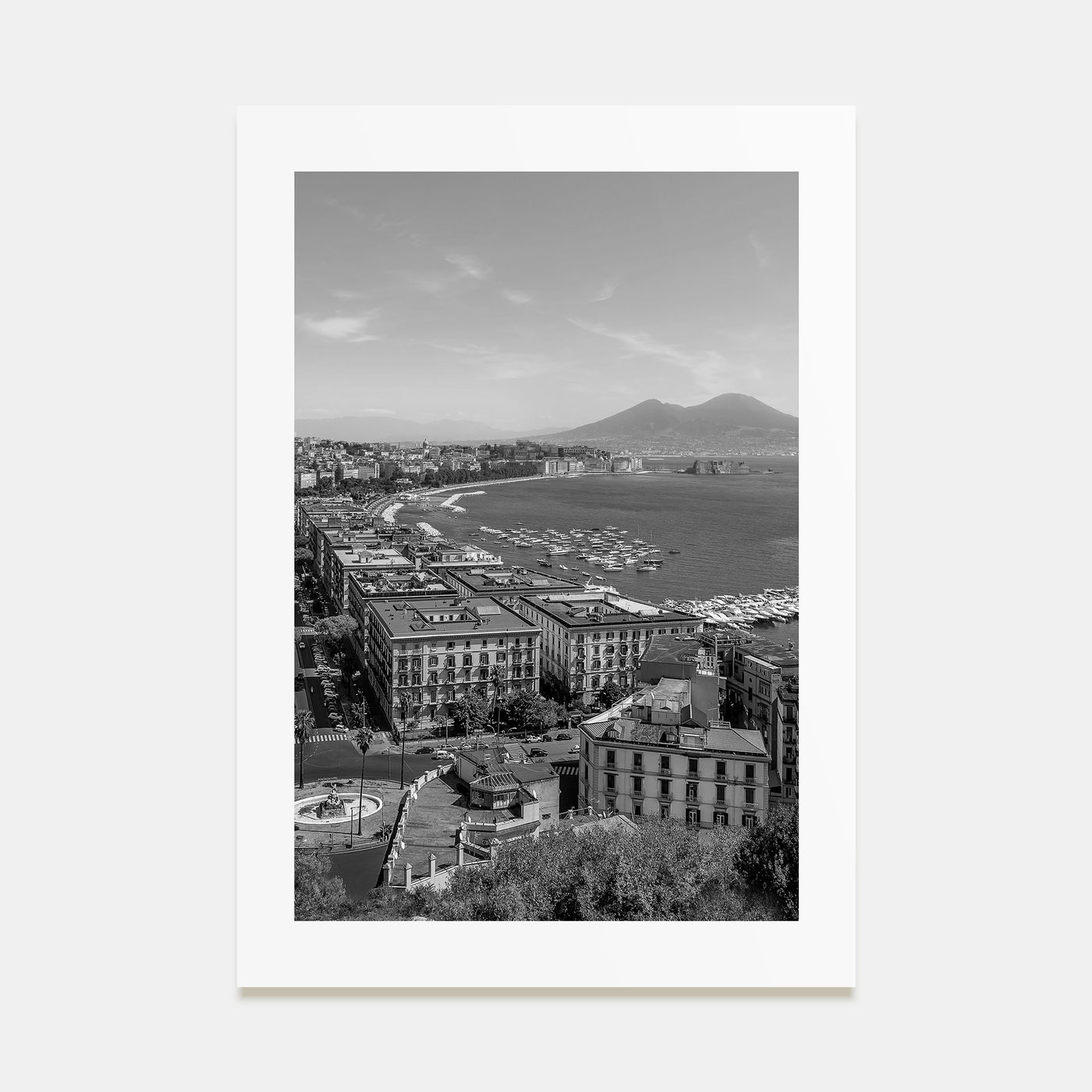 Naples, Italy Photo B&W No 1 Poster