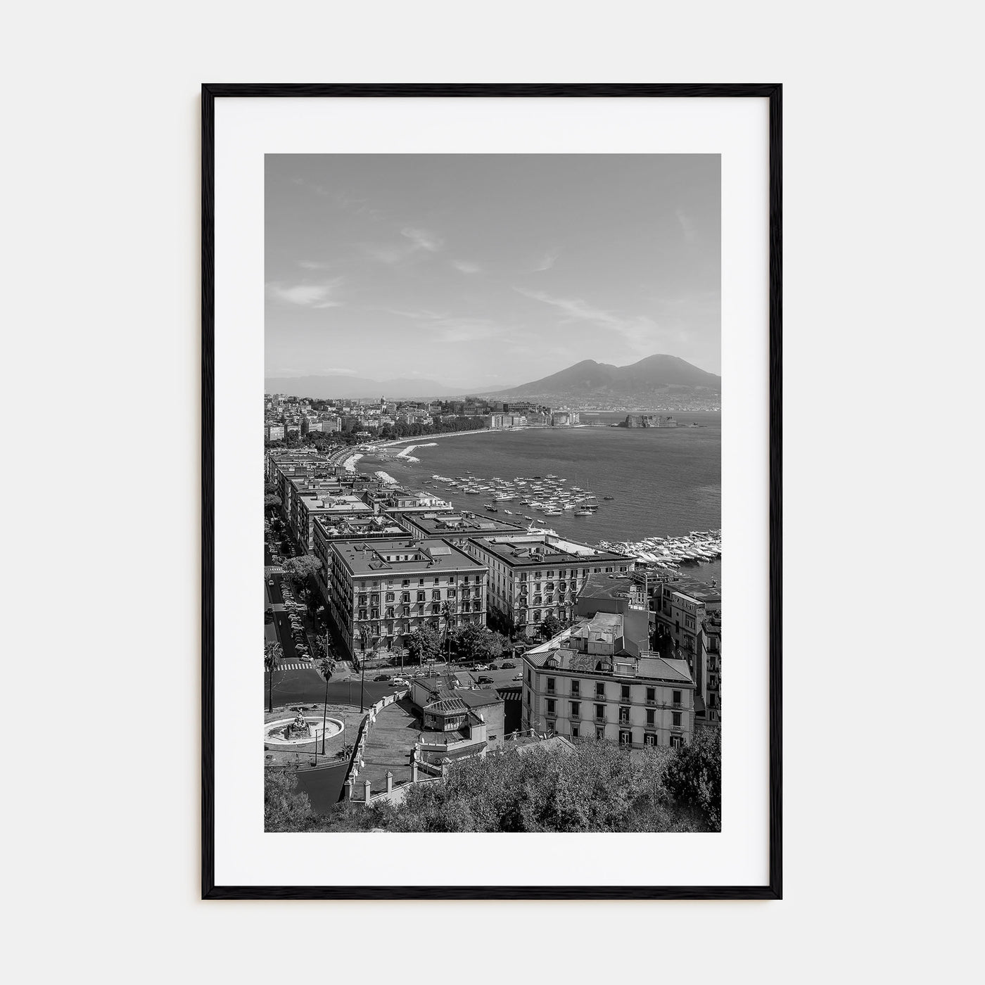 Naples, Italy Photo B&W No 1 Poster