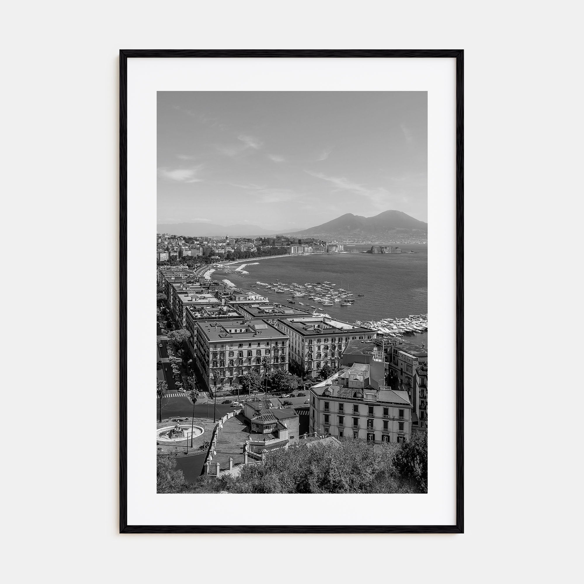 Naples, Italy Photo B&W No 1 Poster
