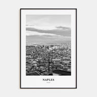 Naples, Italy Portrait B&W No 2 Poster