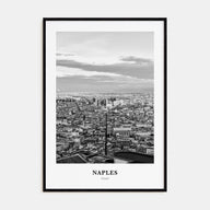 Naples, Italy Portrait B&W No 2 Poster