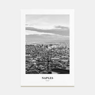 Naples, Italy Portrait B&W No 2 Poster