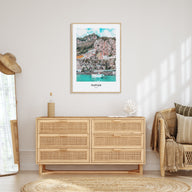 Naples, Italy Portrait Color No 1 Poster