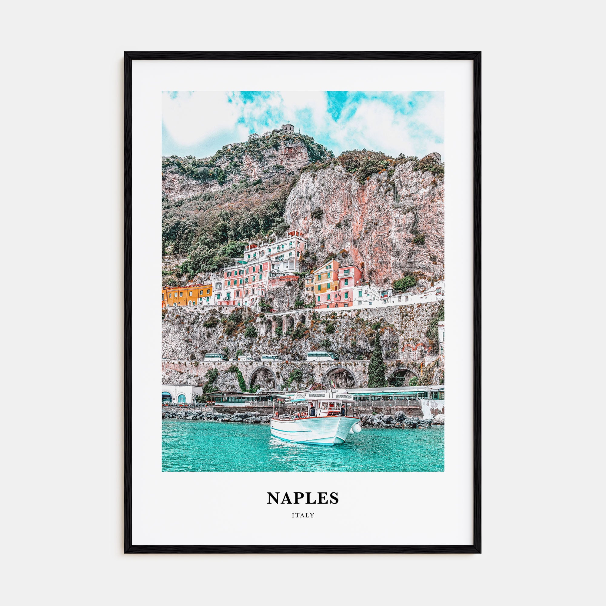 Naples, Italy Portrait Color No 1 Poster