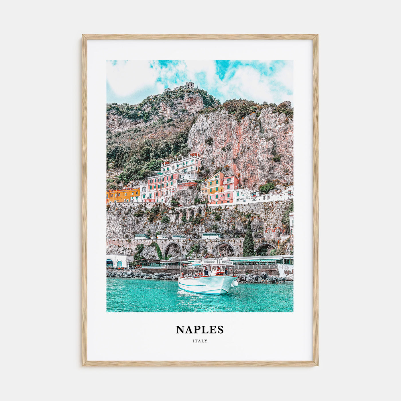 Naples, Italy Portrait Color No 1 Poster