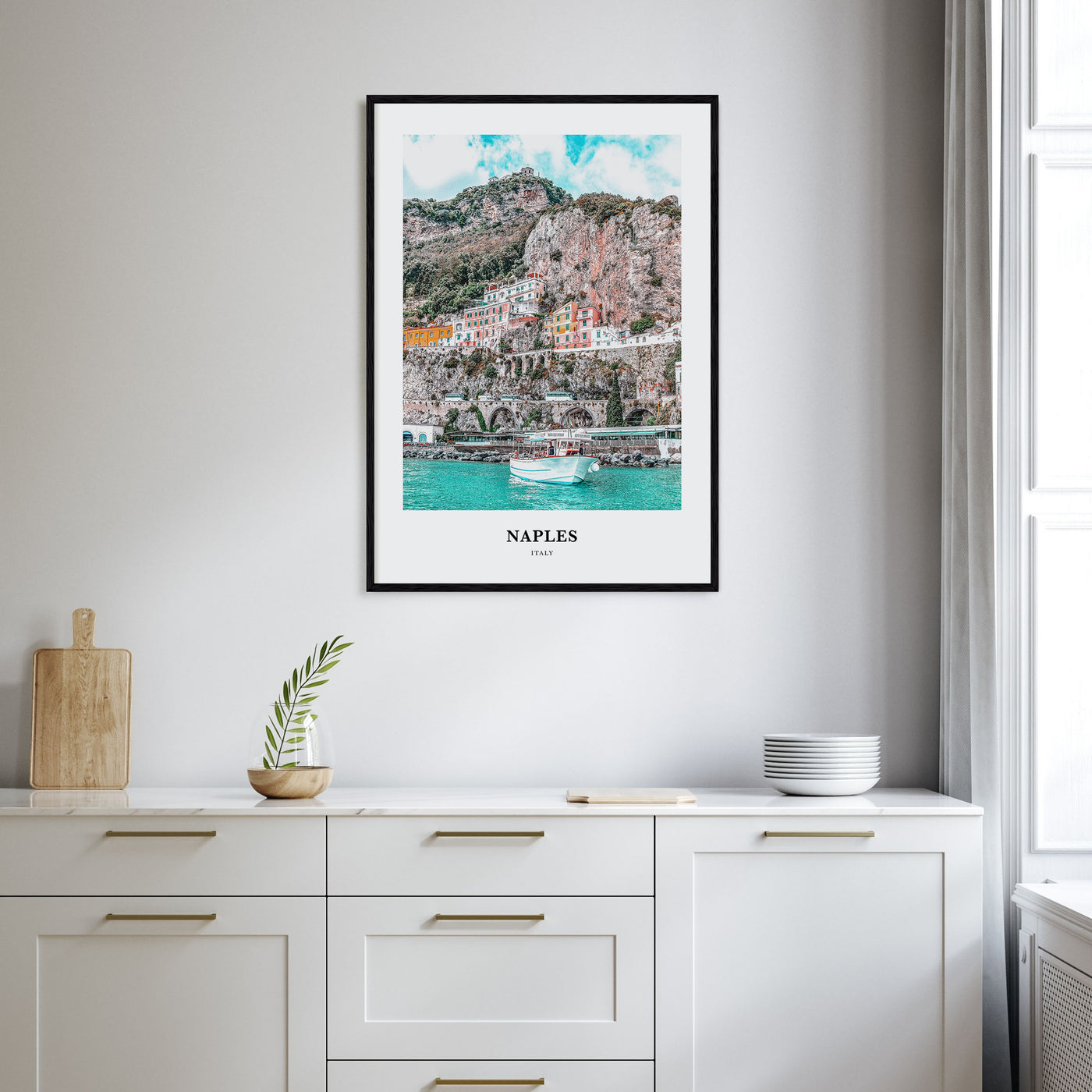 Naples, Italy Portrait Color No 1 Poster