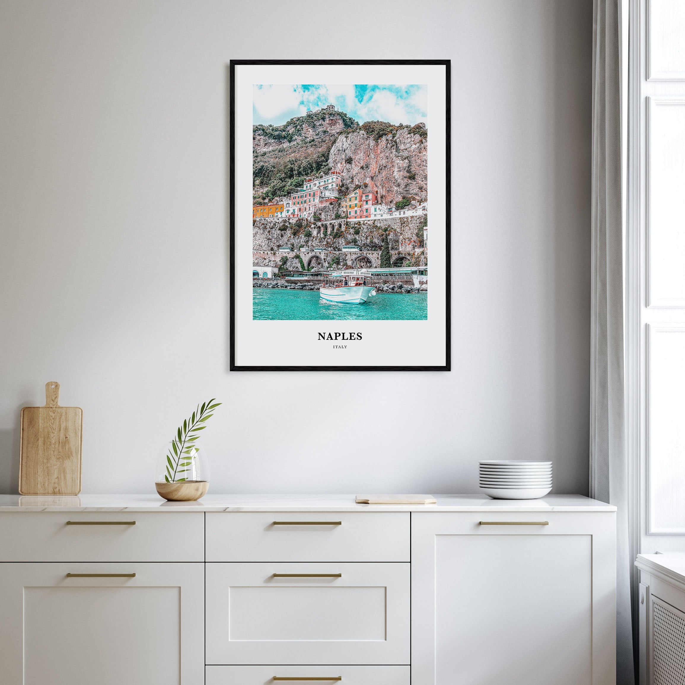 Naples, Italy Portrait Color No 1 Poster