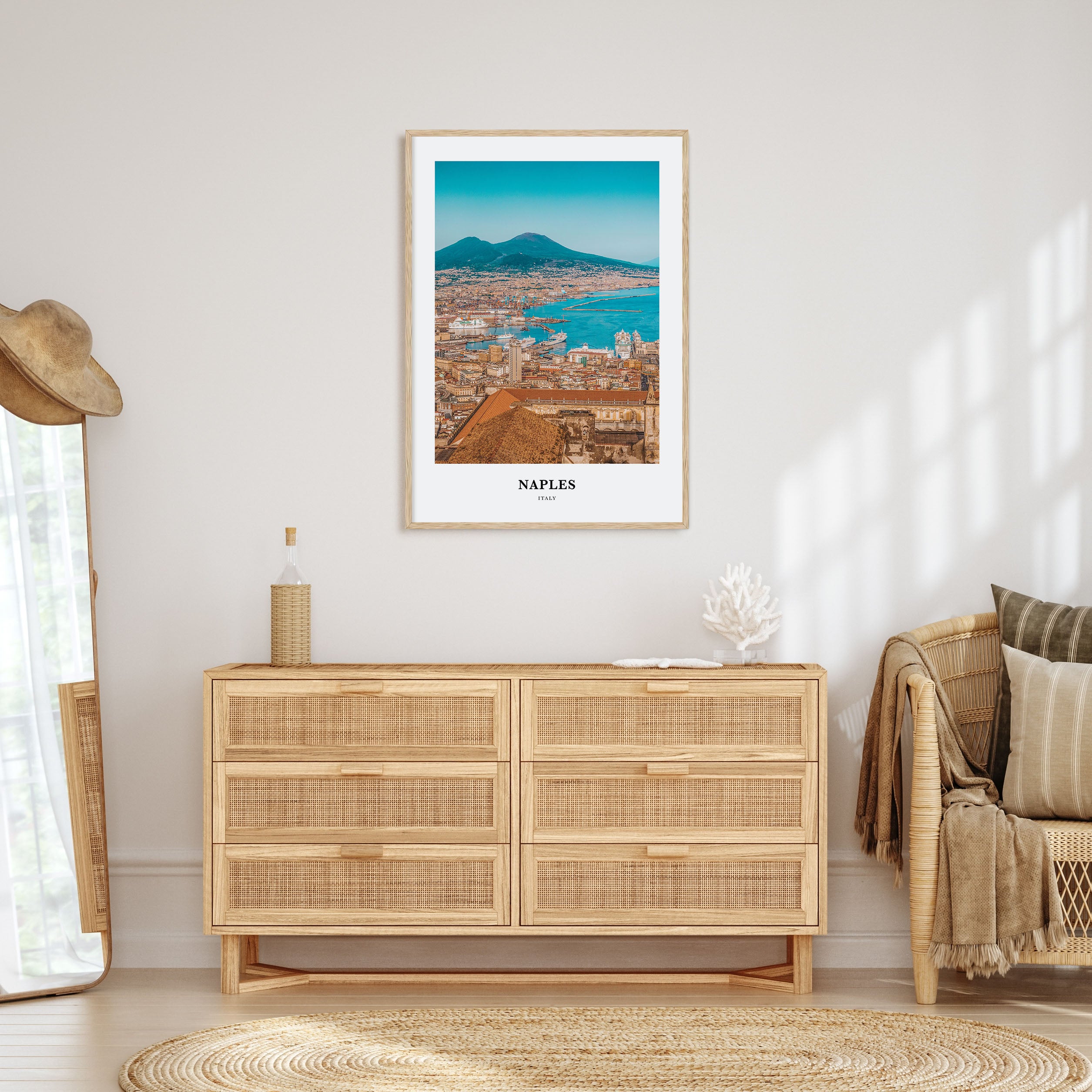 Naples, Italy Portrait Color No 2 Poster